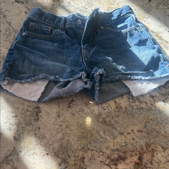 Lot of 7 Cat & Jack and Old Navy Blue Jean girls shorts Size 8 - Picture 8 of 8